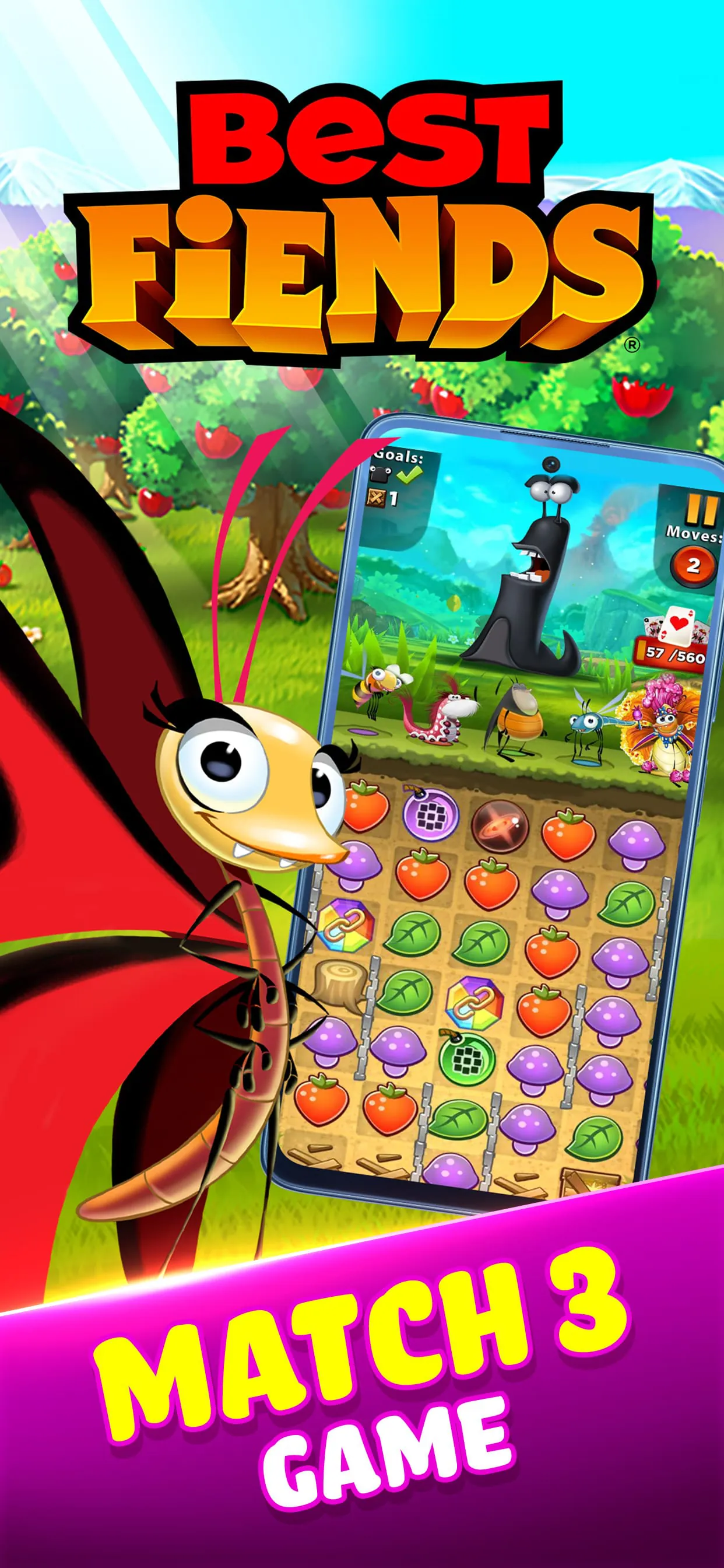 Best Fiends - Match 3 Puzzles
