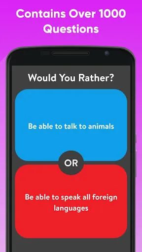 Would You Rather Choose?