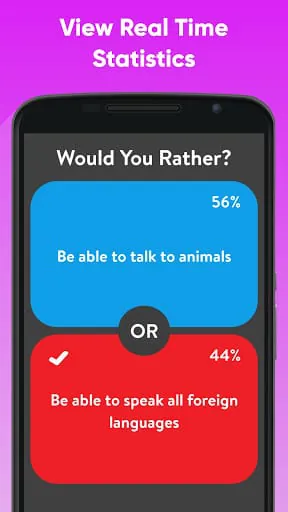 Would You Rather Choose?