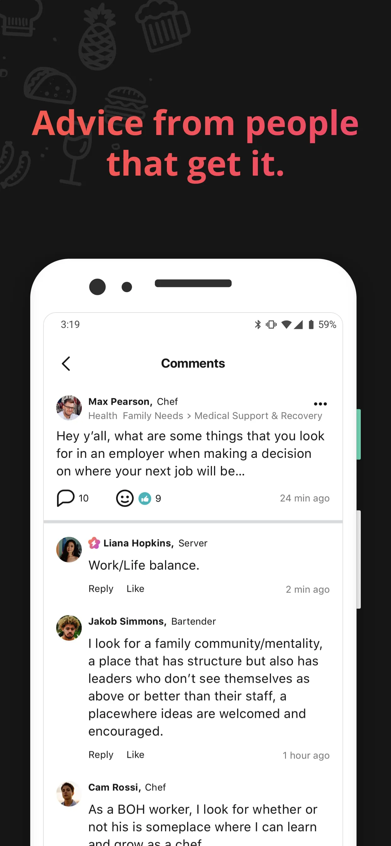 Seasoned Service Industry Jobs