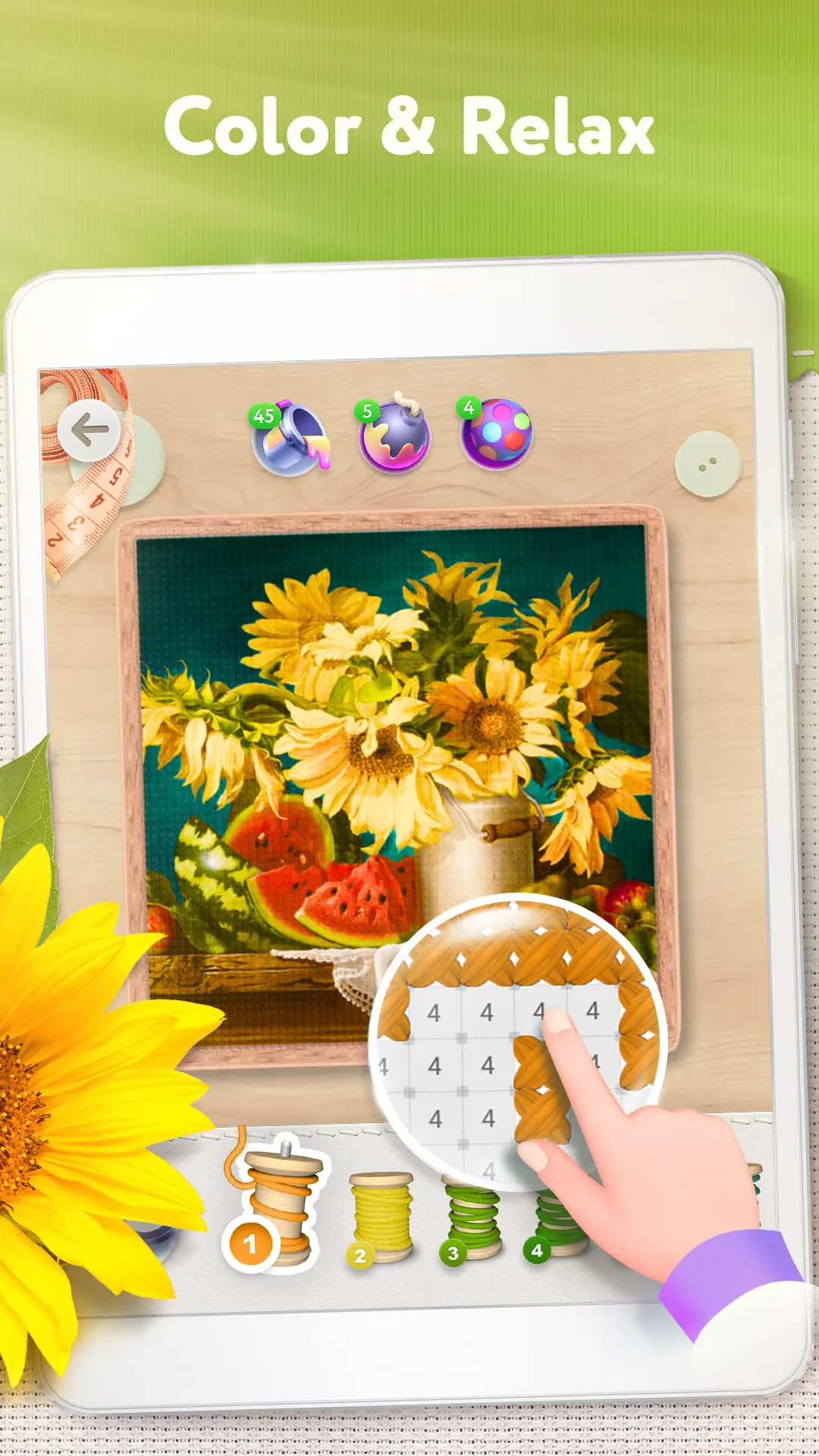 Magic Cross Stitch: Pixel Art