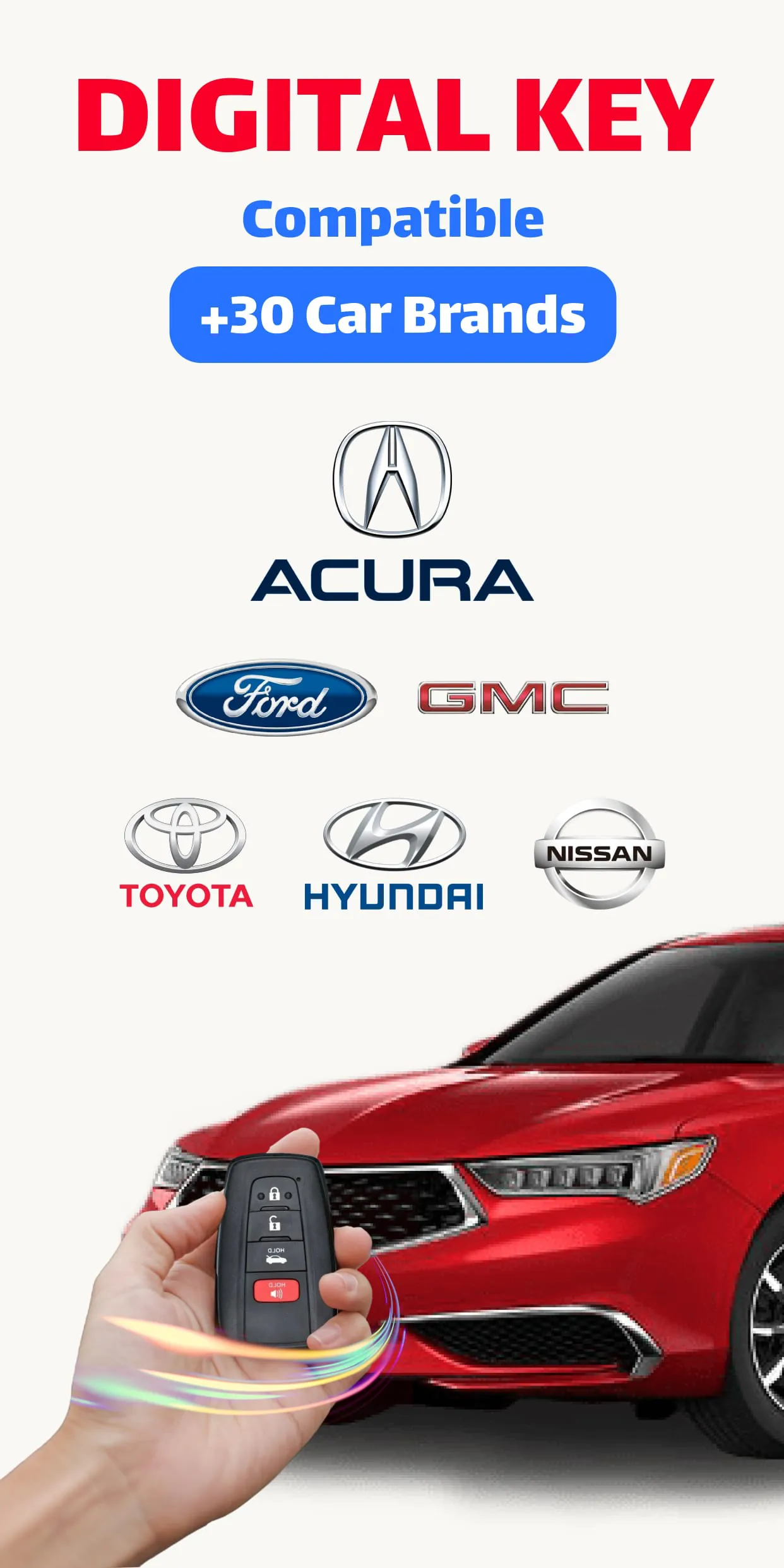 Car Key: Smart Car Remote Lock