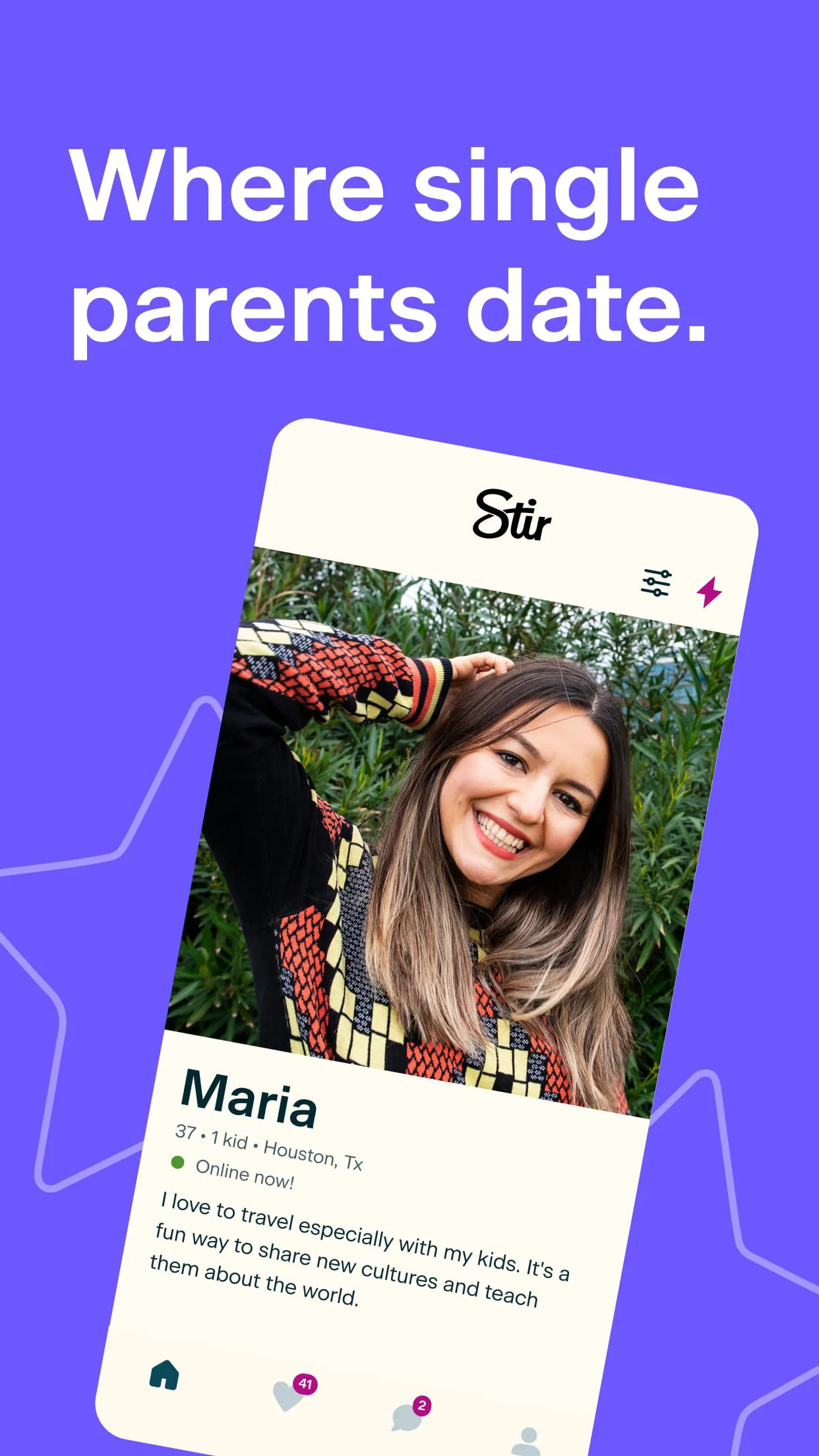 Stir: Single Parent Dating App