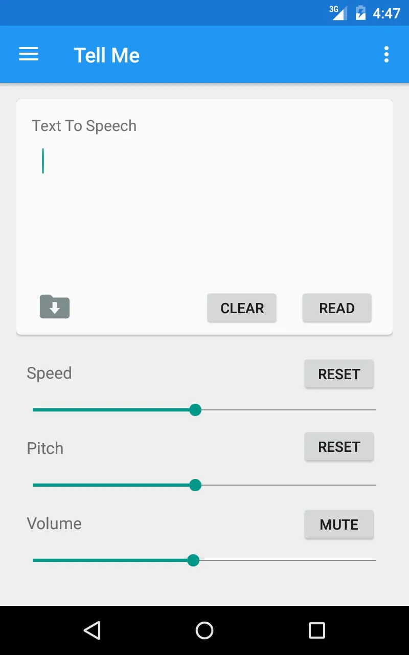 Tell Me - Text To Speech