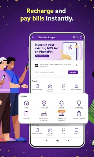 PhonePe UPI, Payment, Recharge