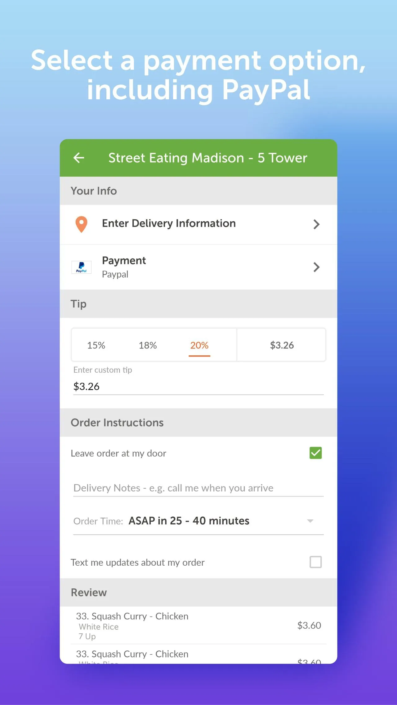 EatStreet: Local Food Delivery