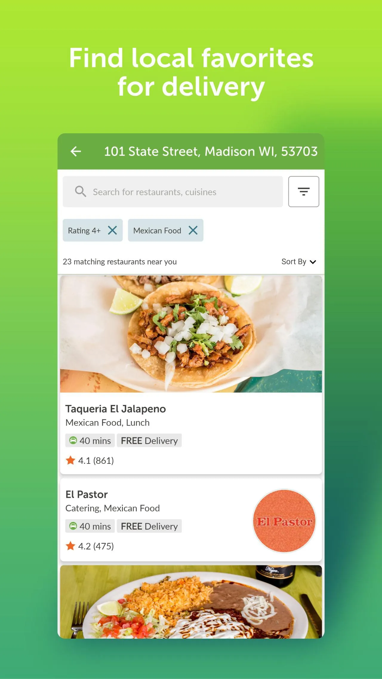 EatStreet: Local Food Delivery