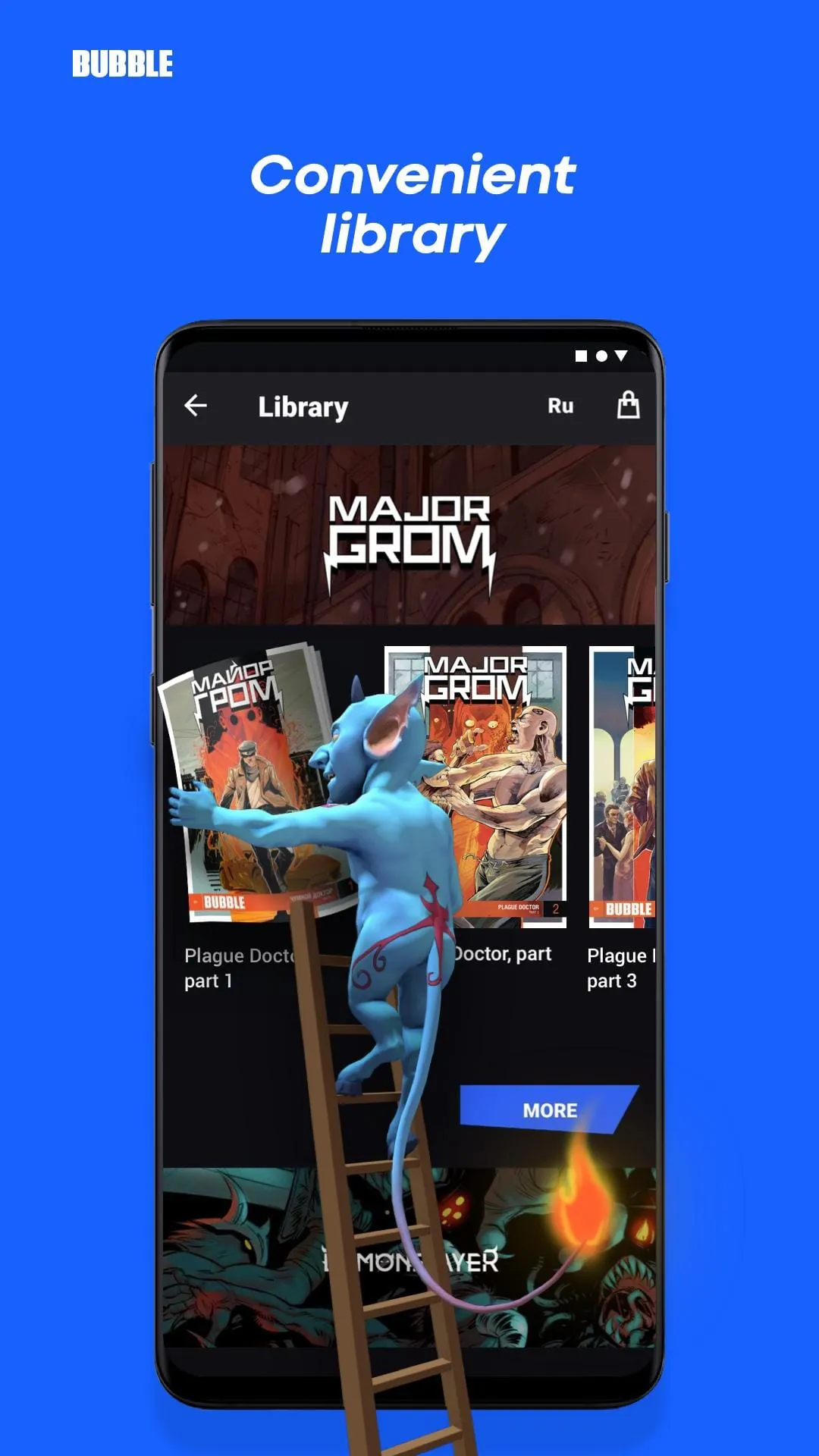 BUBBLE Comics. Russian heroes.