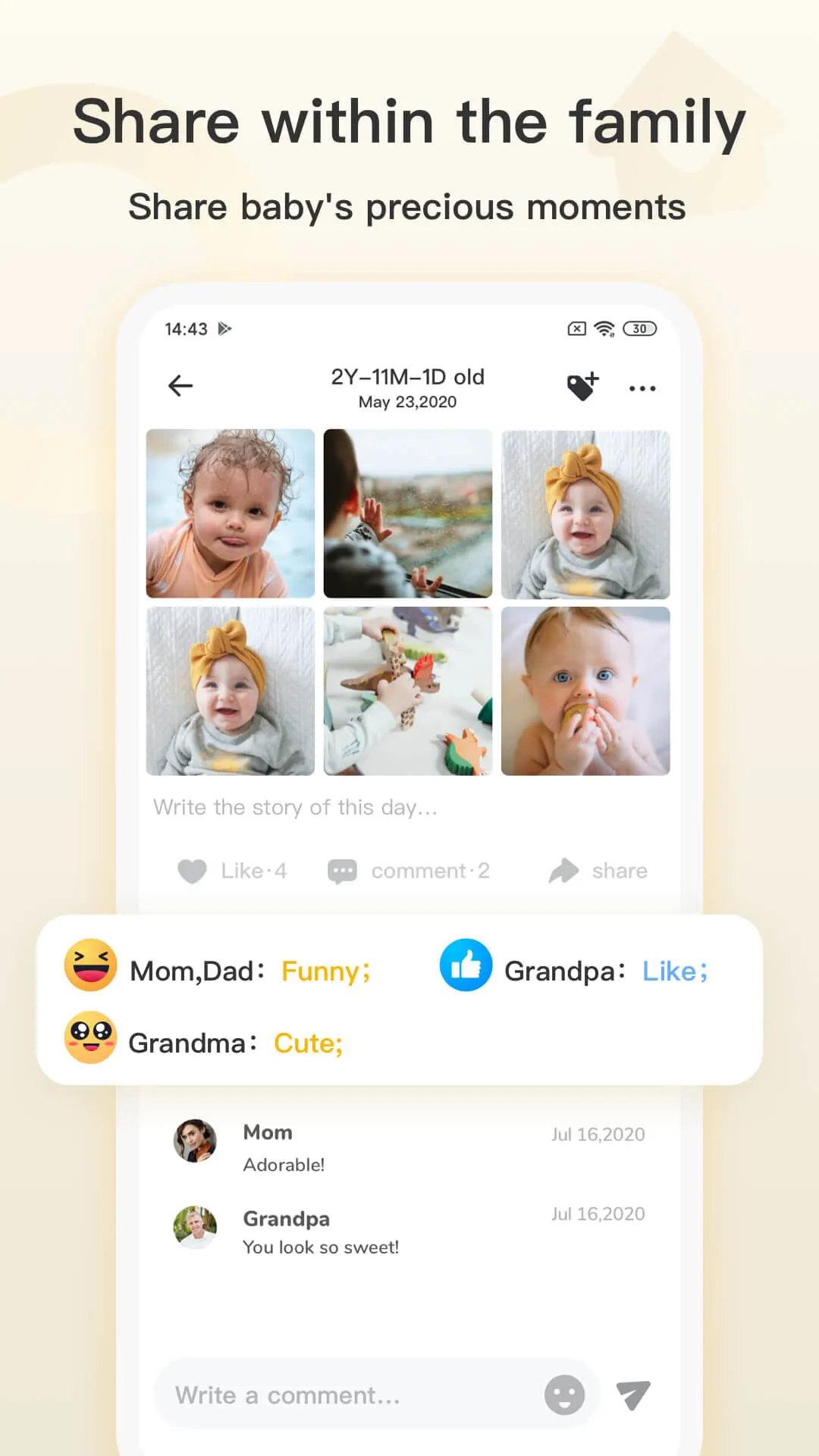 Bebememo - Smart Baby Journal