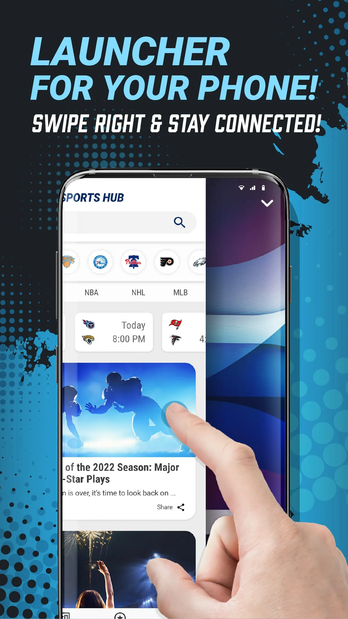 SportsHub: Wallpapers Launcher