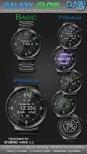 Galaxy Glow HD Watch Face