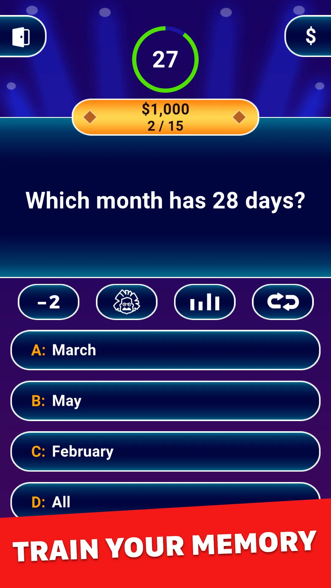 Millionaire 2024 - Trivia Game