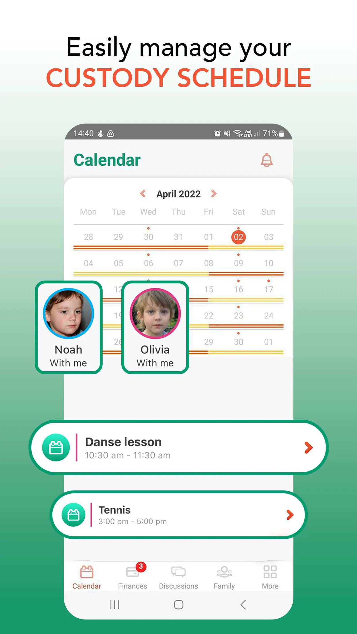 2houses | Co-Parenting App