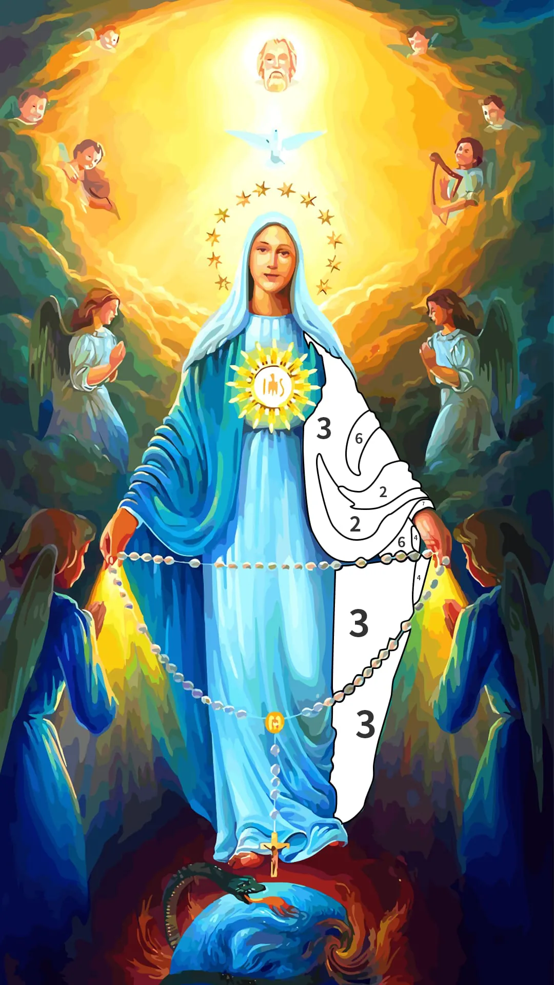 Jesus Coloring Book Color Game